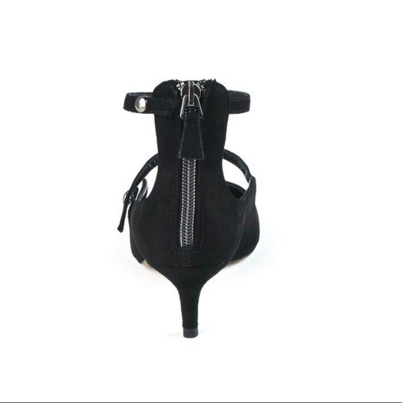 Adele double strap suede heel - Picture 4 of 7